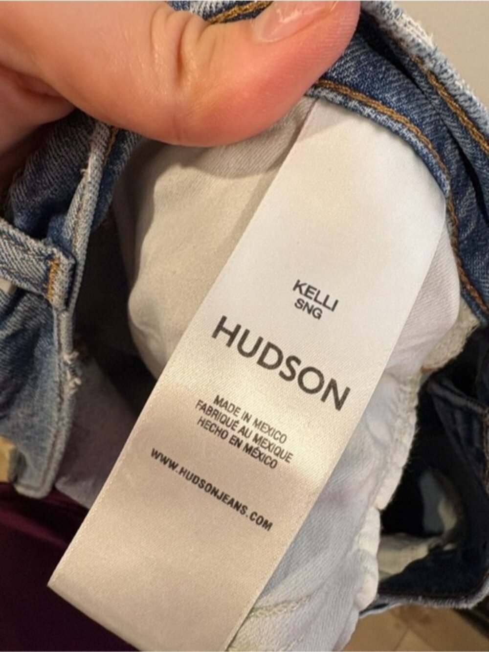HUDSON Womens Kelli Low Rise Loose Fit Straight Leg Jeans - Picture 9 of 12